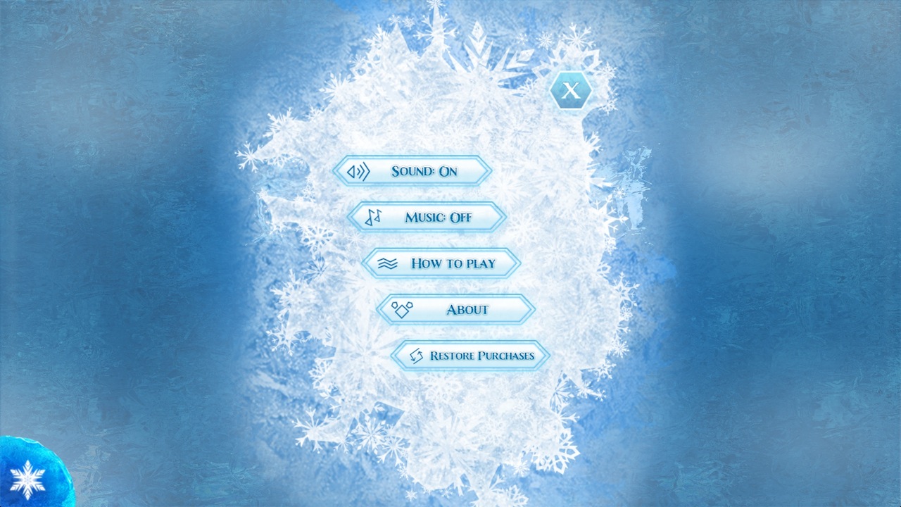 Frozen Free Fall 1.9 : Game Options