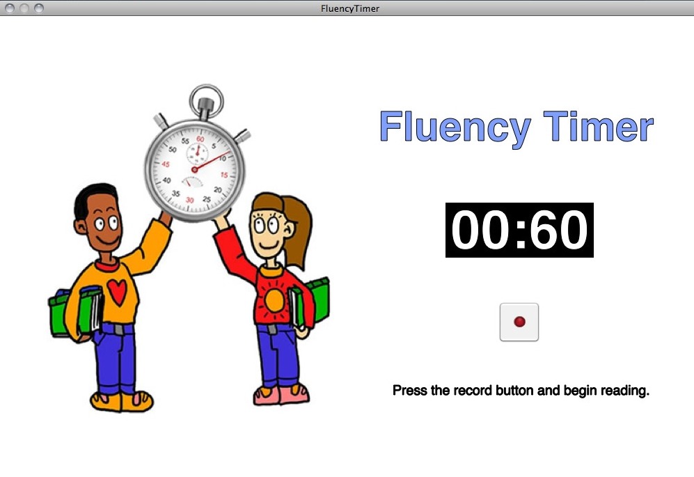 Fluency Timer 1.0 : Main window