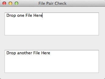 File Pair Check 0.3 : Main Window