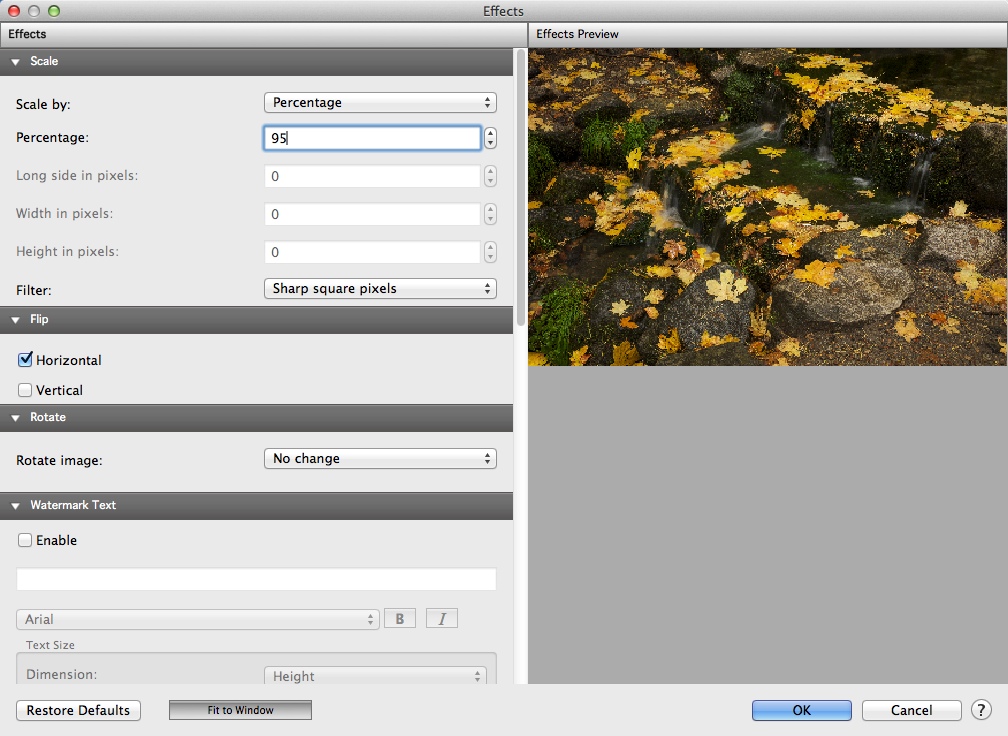 Pixillion Image Converter Software 2.8 : Editing Input File