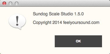 Sundog 1.5 : About Window