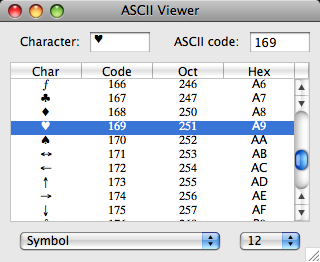 ASCII Viewer 5.2 : Main Window