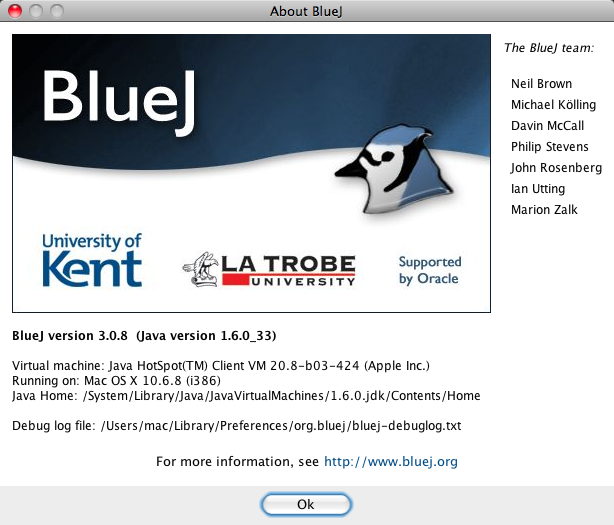 BlueJ 3.0 : Program version