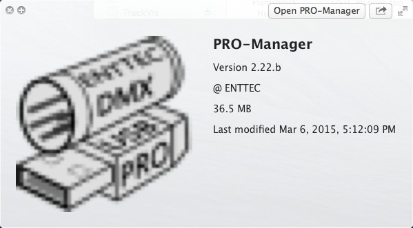 PRO-Manager 2.2 beta : Version Window