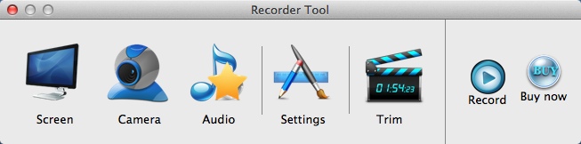 Recorder Tools 3.1 : Main Window