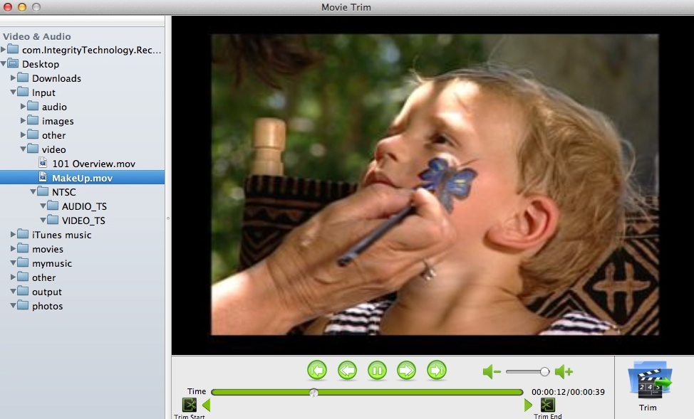 Recorder Tools 3.1 : Trimming Video File