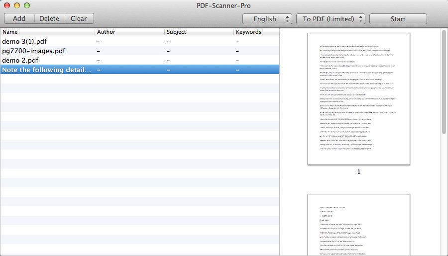 PDF-Scanner-Pro 1.0 : Add PDF Files