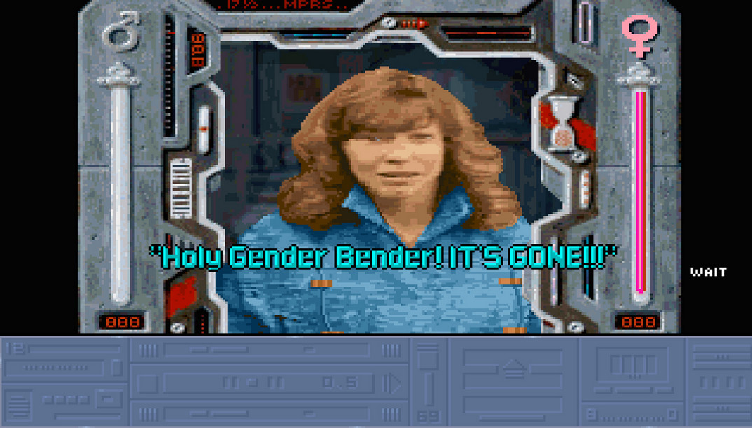 Rex Nebular and the Cosmic Gender Bender 1.0 : Gameplay Window