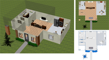 DreamPlan Home Design Software 1.28 : Main Window