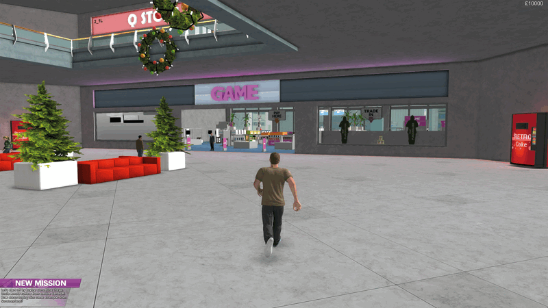 Christmas Shopper Simulator : Main window