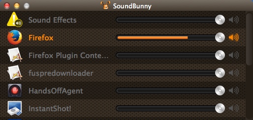 SoundBunny 1.1 : Main Window