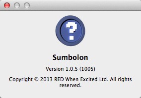 Sumbolon 1.0 : About Window