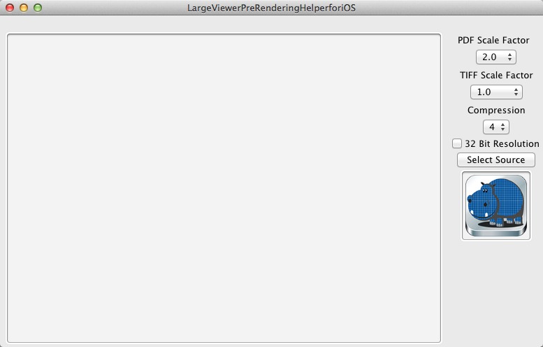 LargeViewer PreRendering Helper for iOS 6.7 : Main window