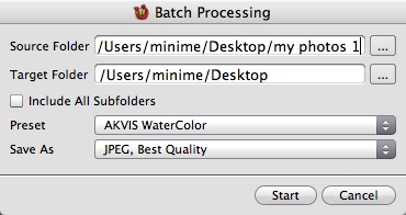 AKVIS Sketch 17.0 : Batch Processing Tool