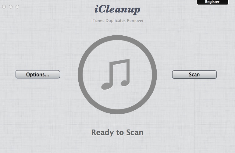 iCleanup 2.2 : Main Window