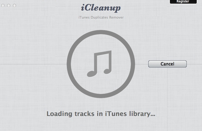 iCleanup 2.2 : Scanning iTunes Library
