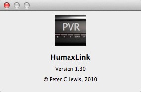 HumaxLink 1.3 : About Window