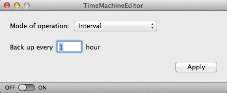 TimeMachineEditor 4.1 : Main Window