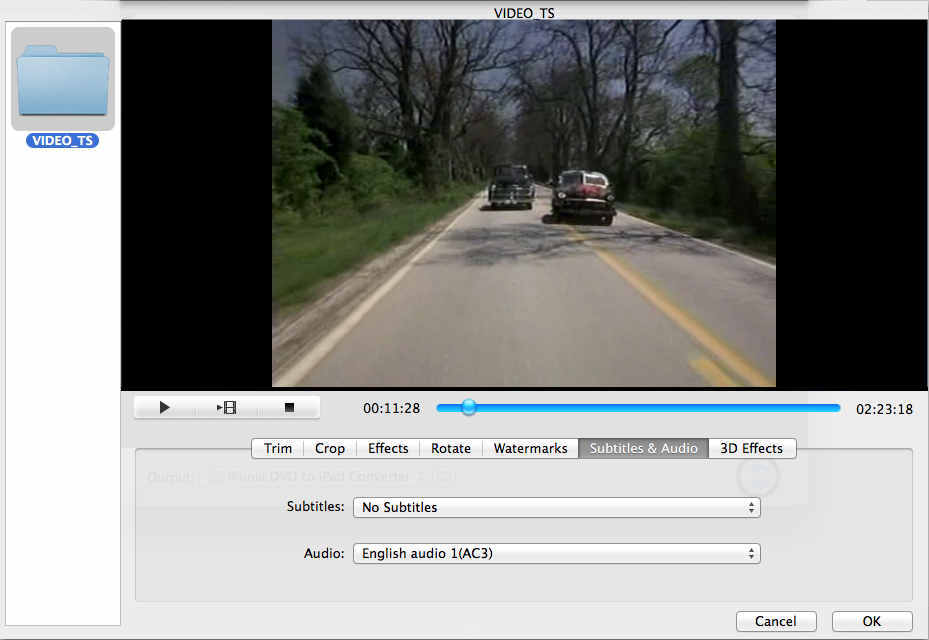 iFunia DVD Ripper 4.2 : Subtitles and Audio Options