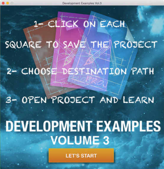 Development Examples Vol.3 1.1 : Main Window