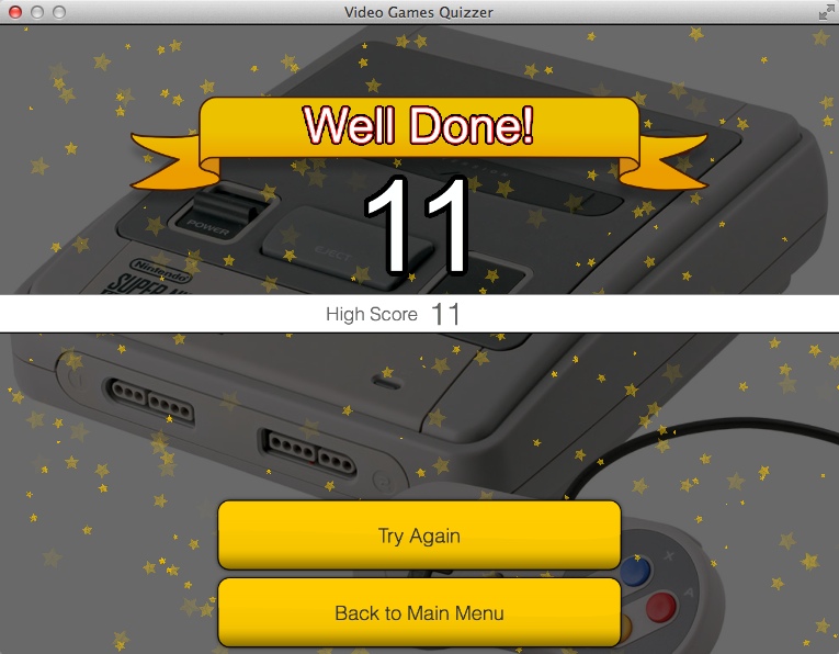 Video Games Quizzer 2.0 : Displaying Highest Score