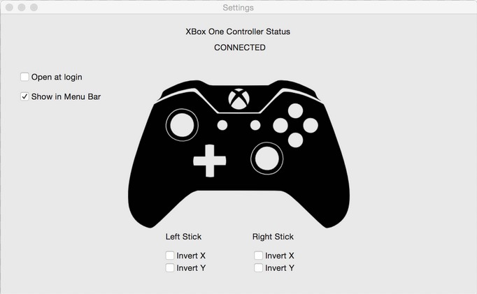 Xbox One Controller Enabler 1.0 beta : Main Window