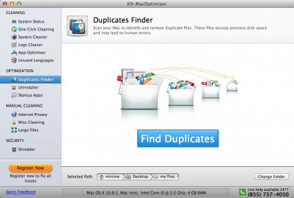 Duplicates Finder Window