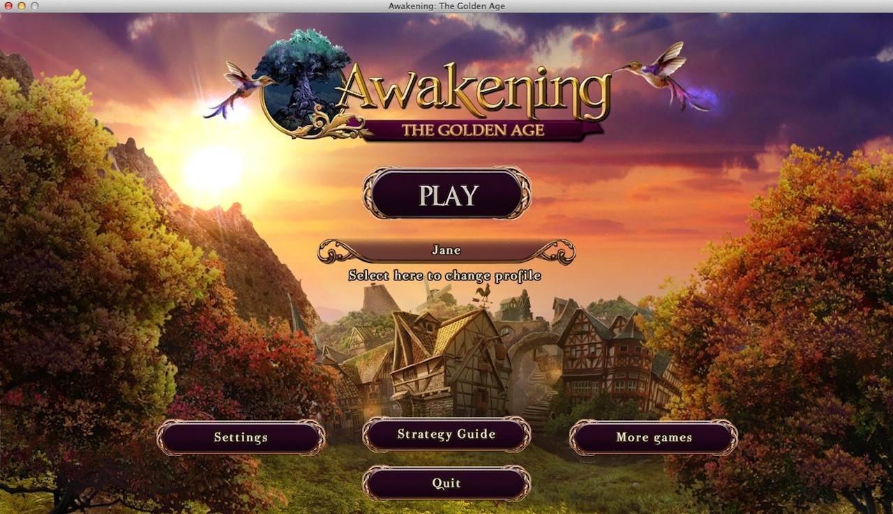 Awakening: The Golden Age 2.0 : Main Menu