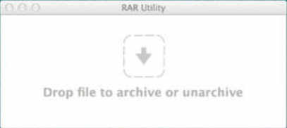 RAR Utility 1.0 : Main Window
