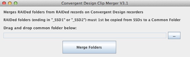 CD Clip Merger : Main window