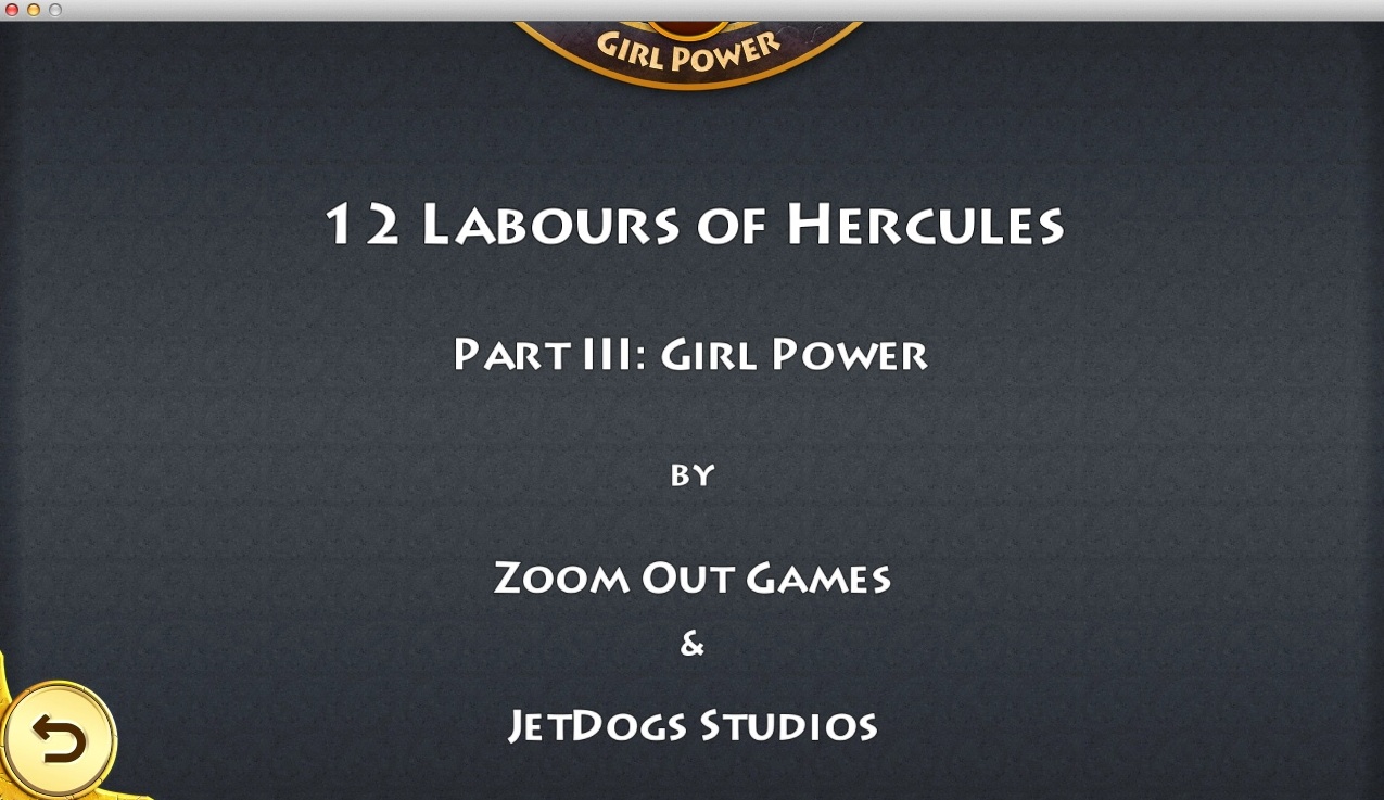 12 Labours of Hercules III: Girl Power : Credits Window