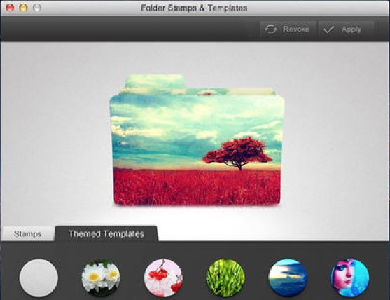 Folder Stamps & Templates 2.2 : Main window