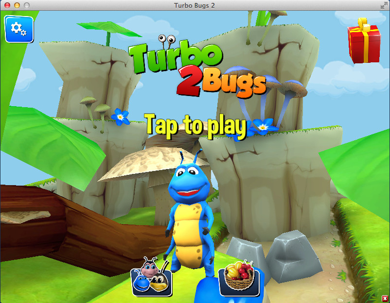 Turbo Bugs 2 1.0 : Main Menu Window