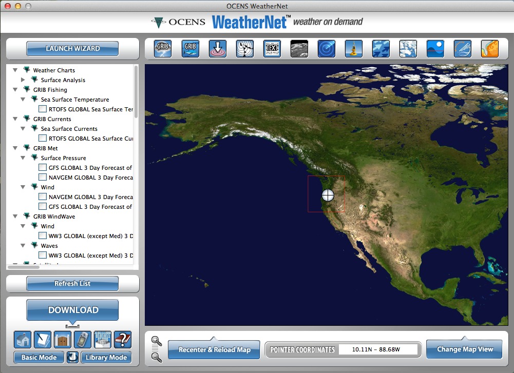 WeatherNet 4.0 : Main window
