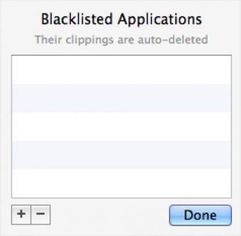 Blacklisted Aplications
