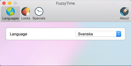 FuzzyTime 1.0 : Settings Window