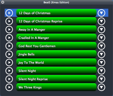 BeatS (Xmas Edition) 1.0 : Playing Christmas Carol