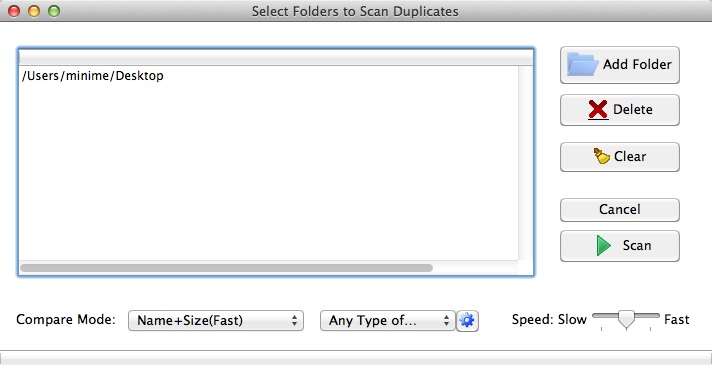 Duplicate Filter 1.0 : Selecting Folder For Scan