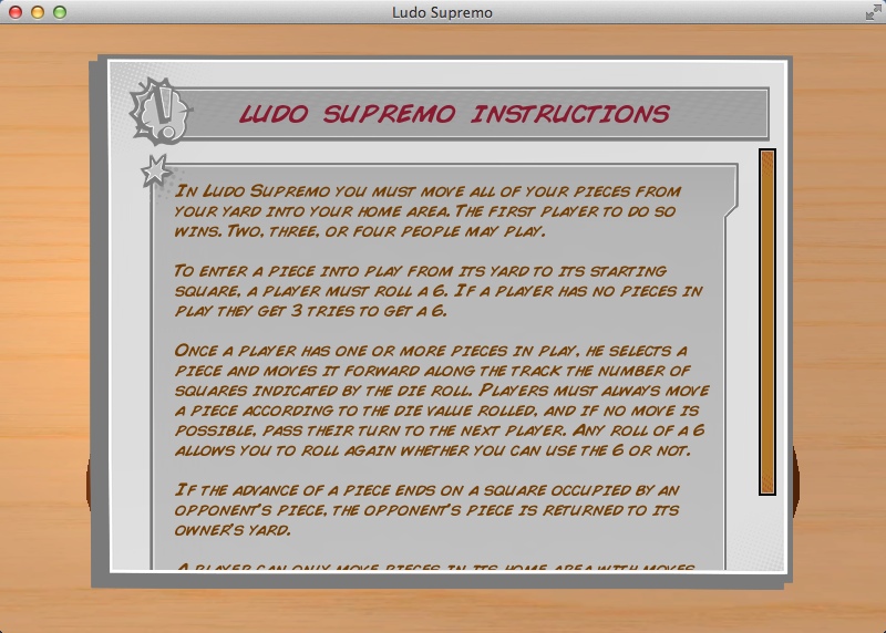Ludo Supremo : Gameplay Instructions