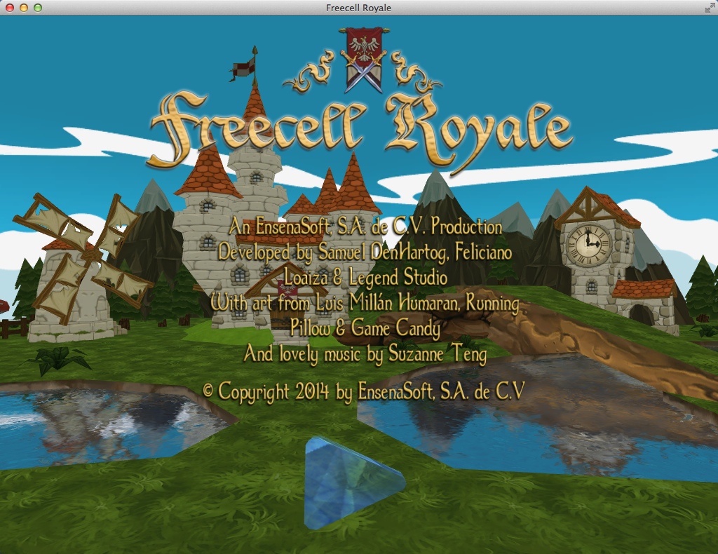 Freecell Royale 1.0 : Main Menu