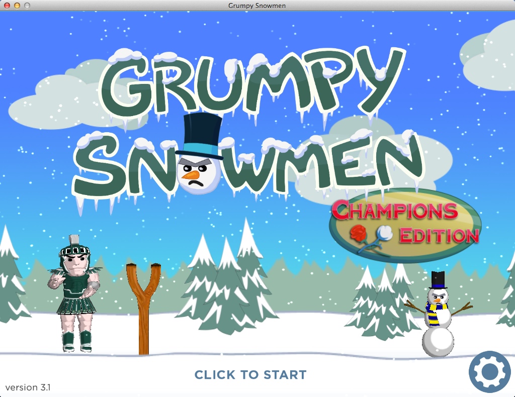 Grumpy Snowmen 3.1 : Main Menu