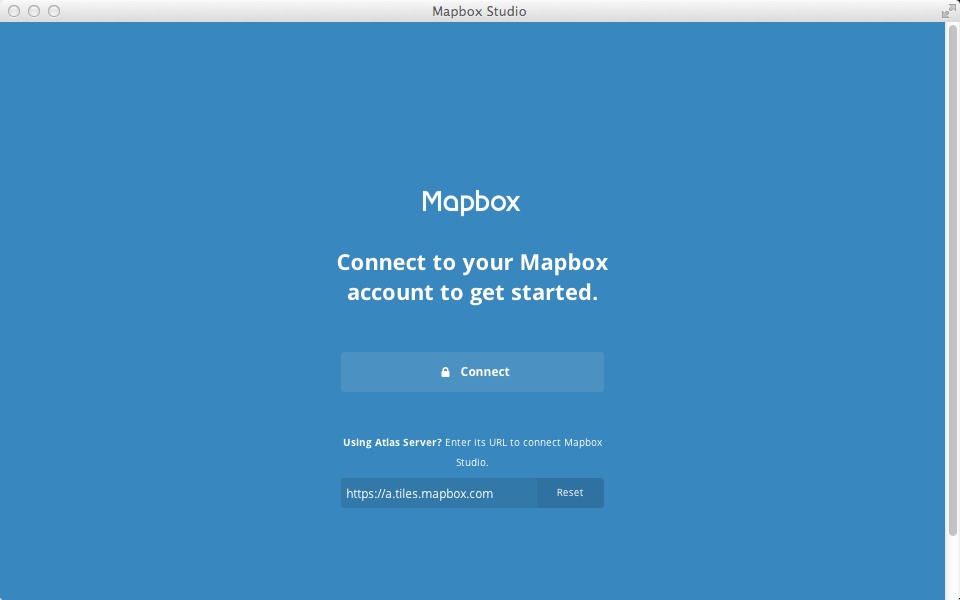 Mapbox Studio 0.2 : Main Window