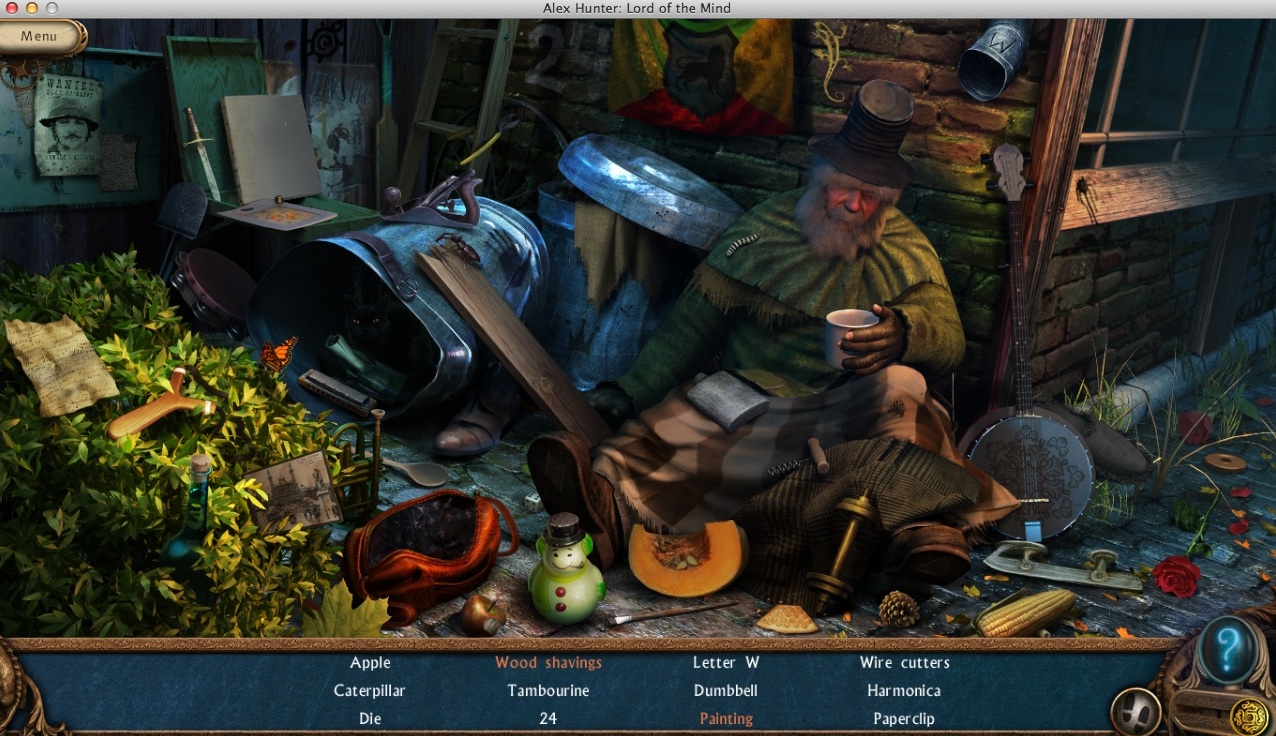 Alex Hunter: Lord of the Mind 2.0 : Completing Hidden Object Mini-Game
