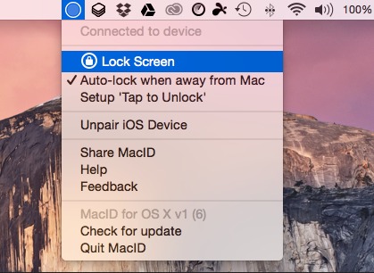 MacID 1.0 : Main window