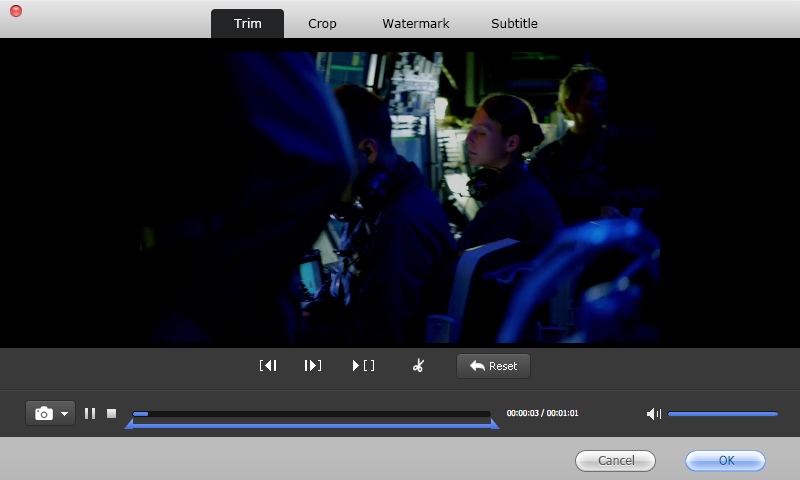 Free MP4 To iMovie Converter 2.0 : Editing Input Video File