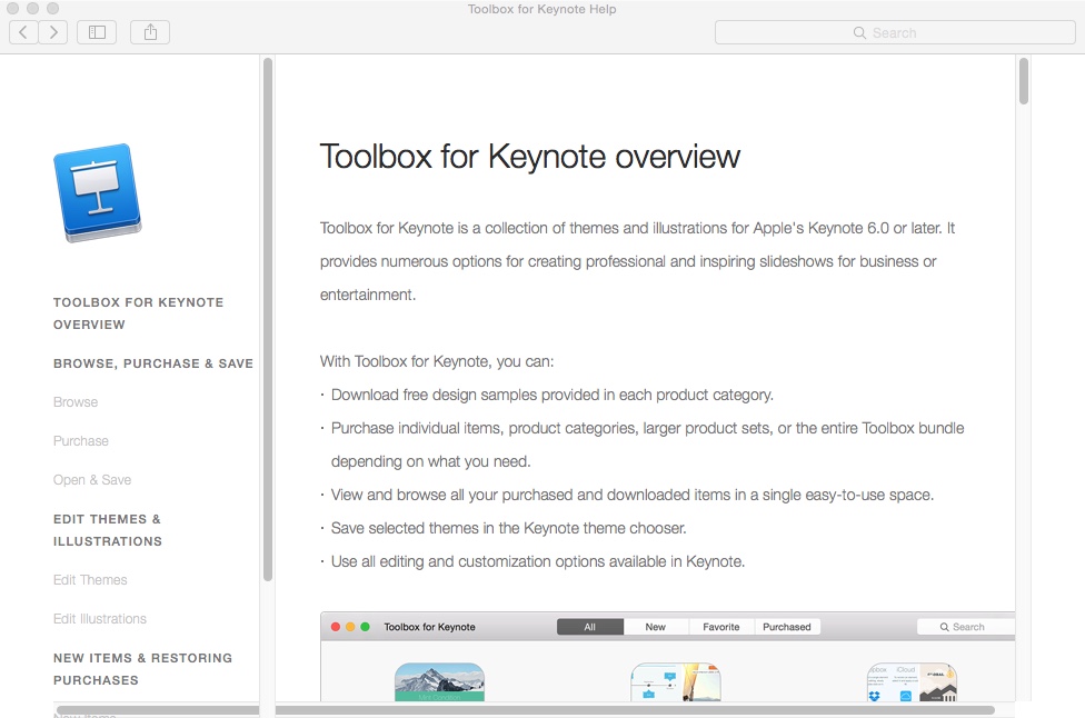 Toolbox for Keynote 2.2 : Help Guide