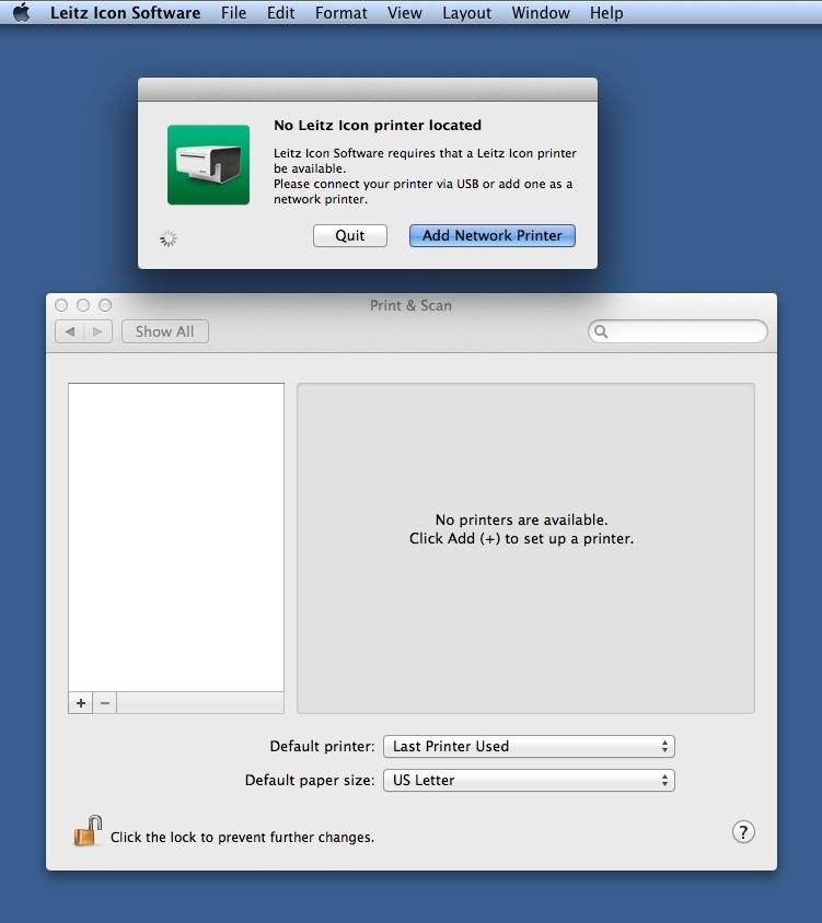 Leitz Icon Software 1.2 : Main window