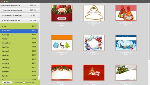 Checking Christmas Project Templates