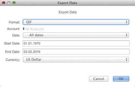 Exporting Data