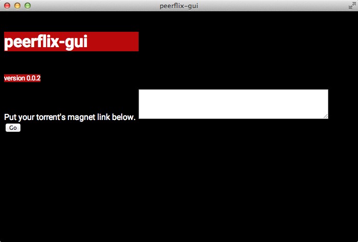 peerflix-gui 0.0 : Main window